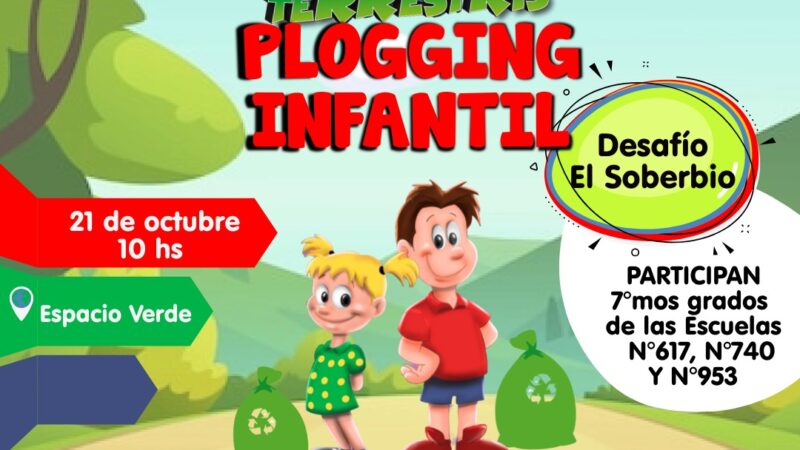 Plogging Infantil: Jornada de concientización sobre cuidado del medio ambiente