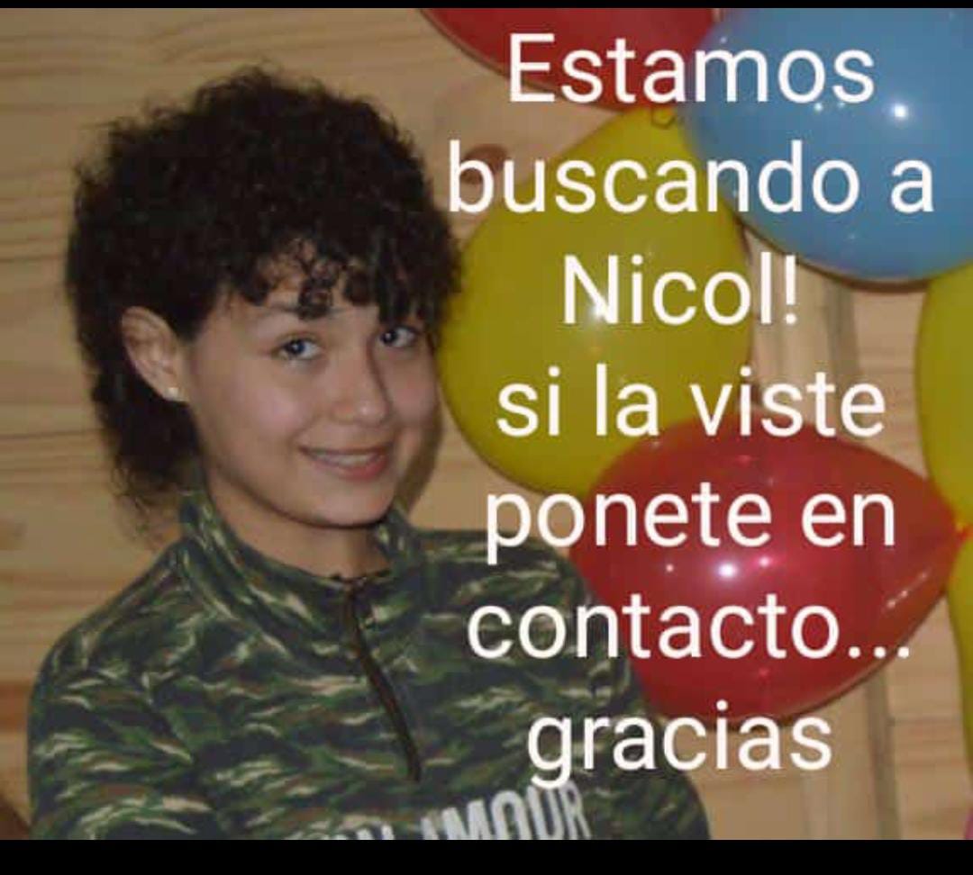 Buscan conocer el paradero de la adolescente Nicol Aquino en Puerto Iguazú