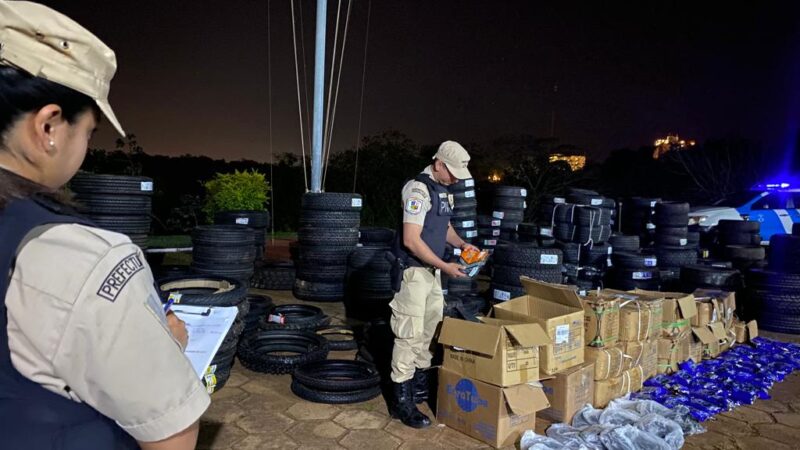 Prefectura incautó un cargamento millonario de cubiertas en una gomería de Iguazú