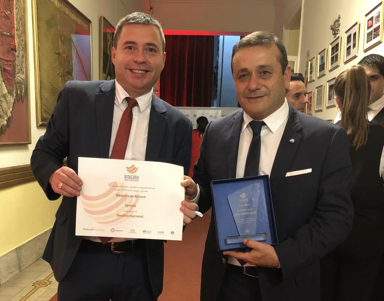 Premios Bitácora: Iguazú fue reconocido como uno de los destinos nacionales mejores promocionados
