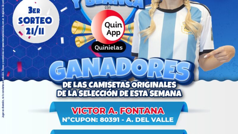 Tercera entrega de las camisetas de QuinApp