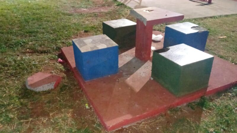 Se repiten los actos vandálicos en Iguazú por falta de control y cámaras de seguridad