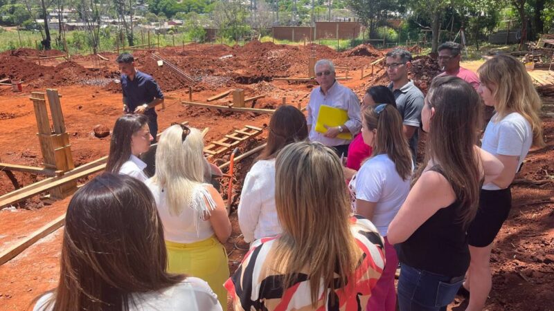 Mazzina supervisó las obras del Centro Territorial Integral de Políticas de Género y Diversidad de Posadas