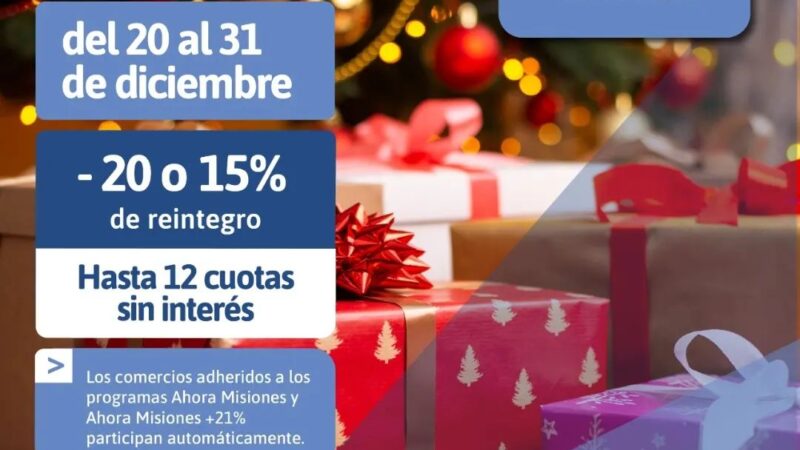 Entró en vigencia el programa Ahora Misiones Fiestas