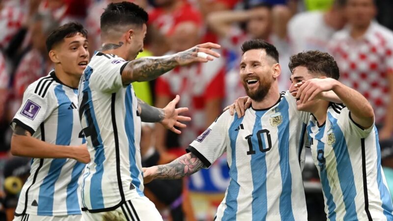 Argentina se mete en la final tras vencer por 3 a 0 a Croacia