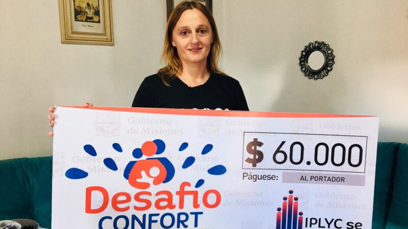 La última ganadora del Iplyc desafío confort del año: “Cierro el año con hermosos premios”