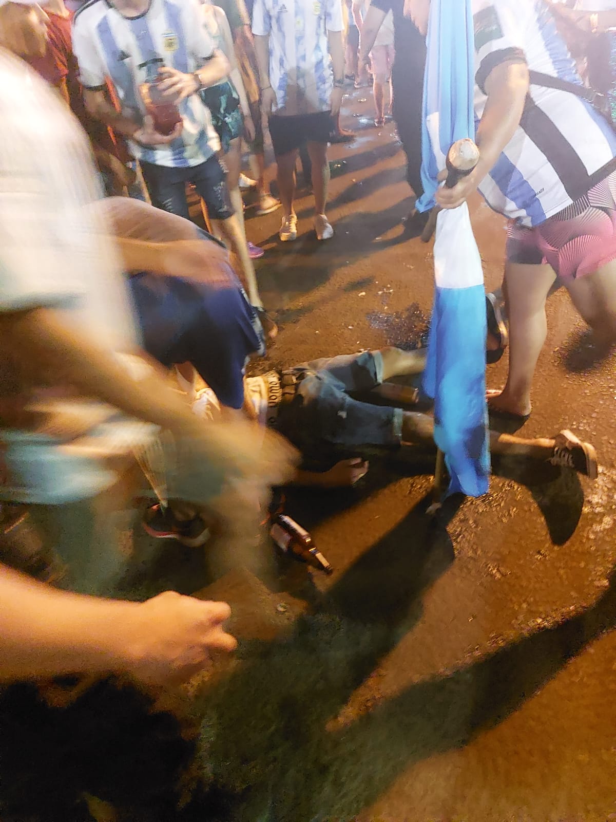 Disturbios en el centro de Puerto Iguazú y dos heridos leves tras la victoria de la selección