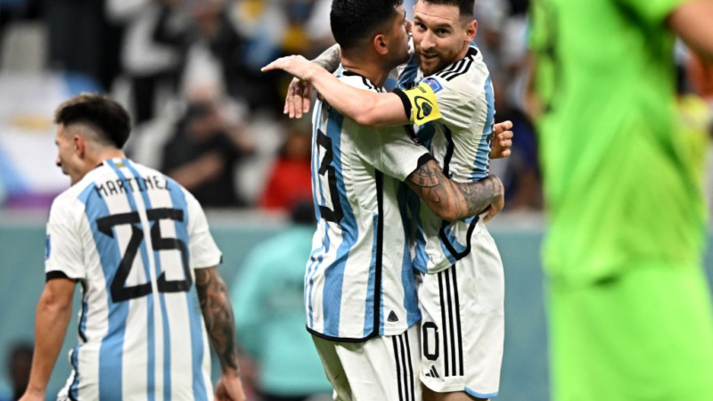 Argentina, único equipo sudamericano en semifinales