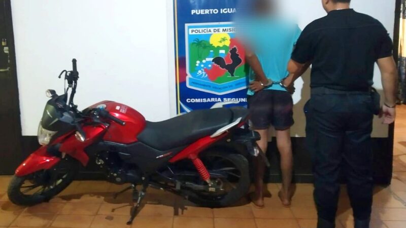 Atraparon a un joven involucrado en un robo modalidad «motochorro»