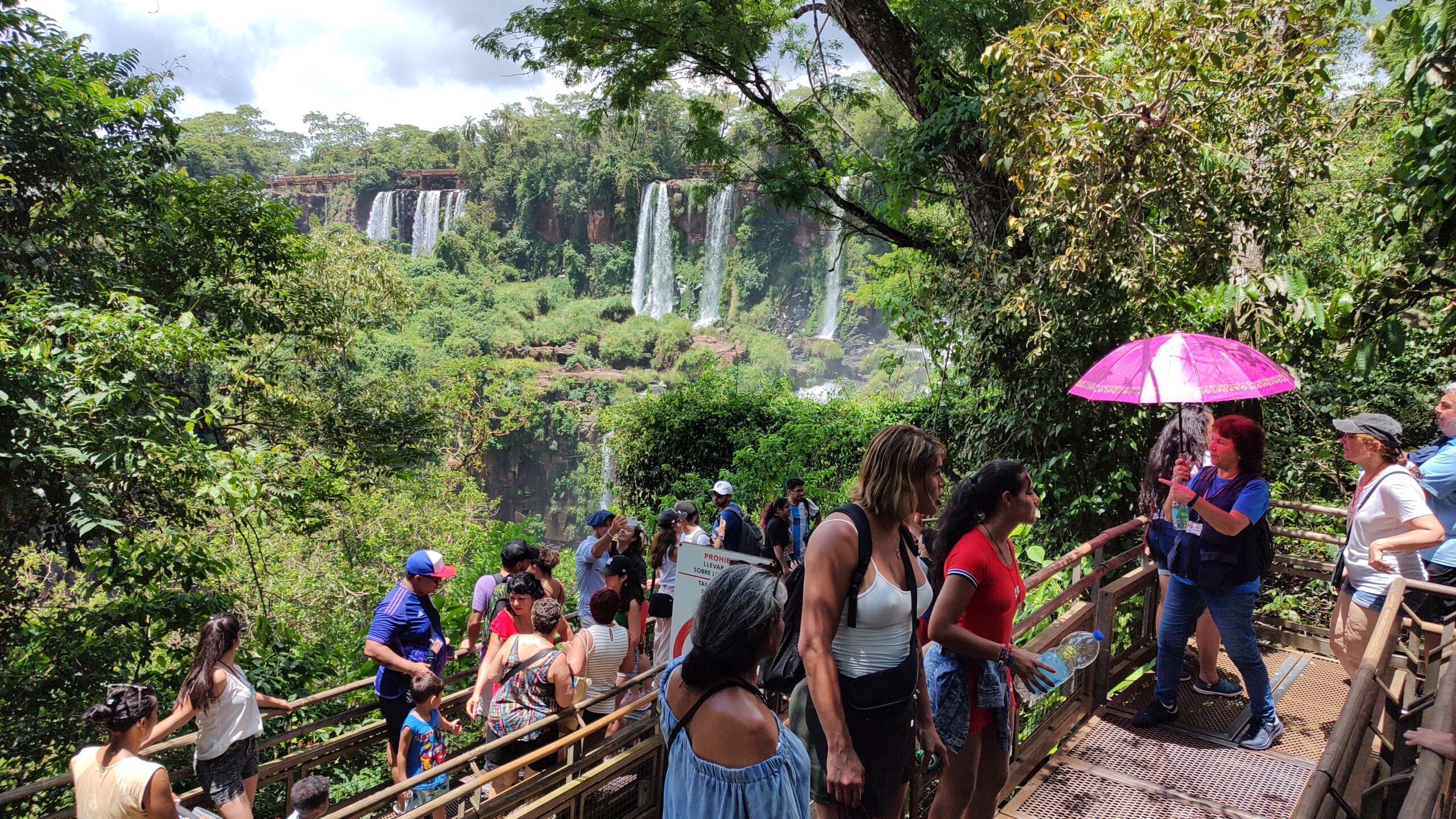 Cataratas recibió casi un 12% mas de turistas que en enero del 2.022