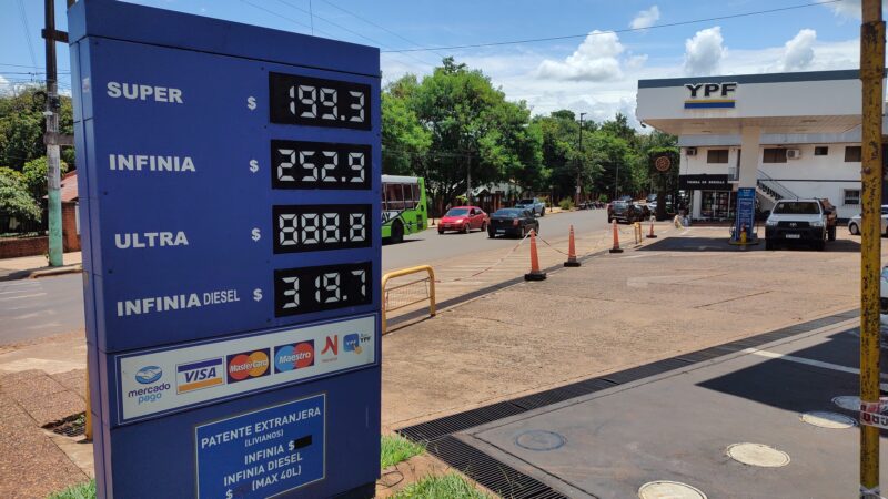 Iguazú: YPF también aplicó el aumento y nuevamente superó en 4% acordado con el gobierno