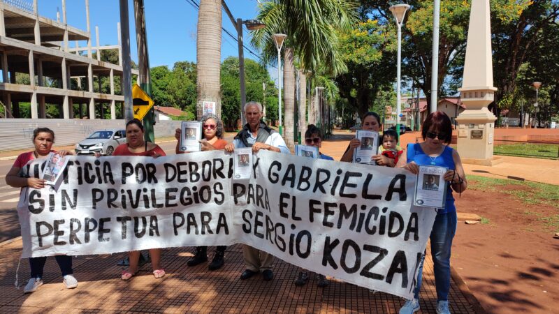 Reclamaron la prisión de Sergio Kozak por el doble femicidio de Débora y Gabriela