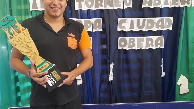 Leonel salió Campeón en el IRT “Copa Ciudad de Oberá”