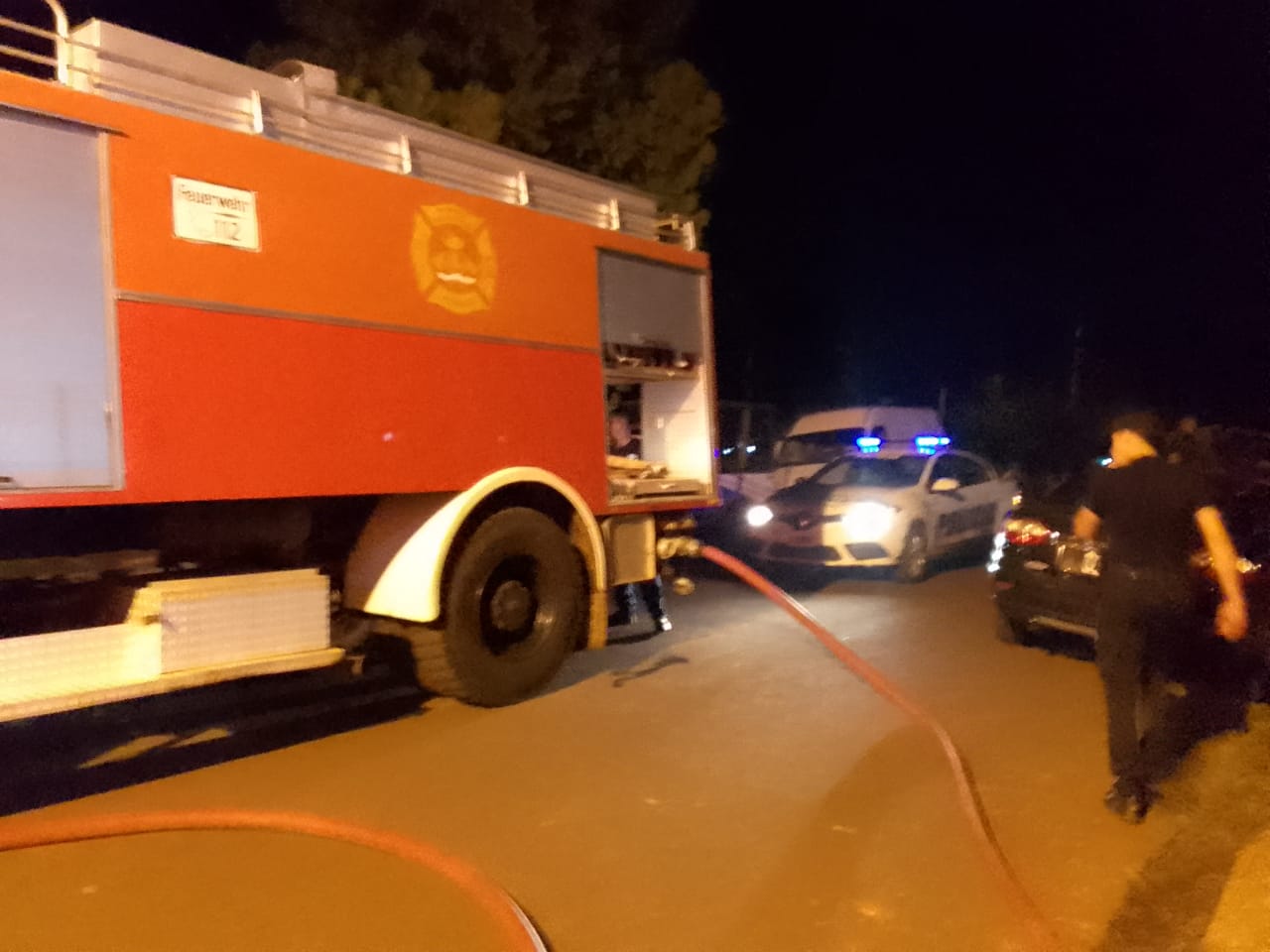 Dos heridos leves tras el incendio de una vivienda en Puerto Iguazú
