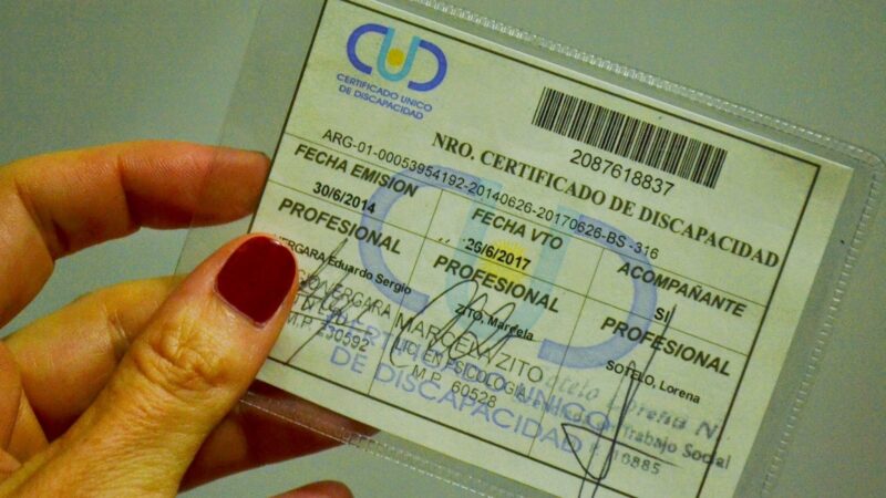 A partir del 15 de marzo se podrá tramitar de Certificado Único de Discapacidad sin fecha de vencimiento