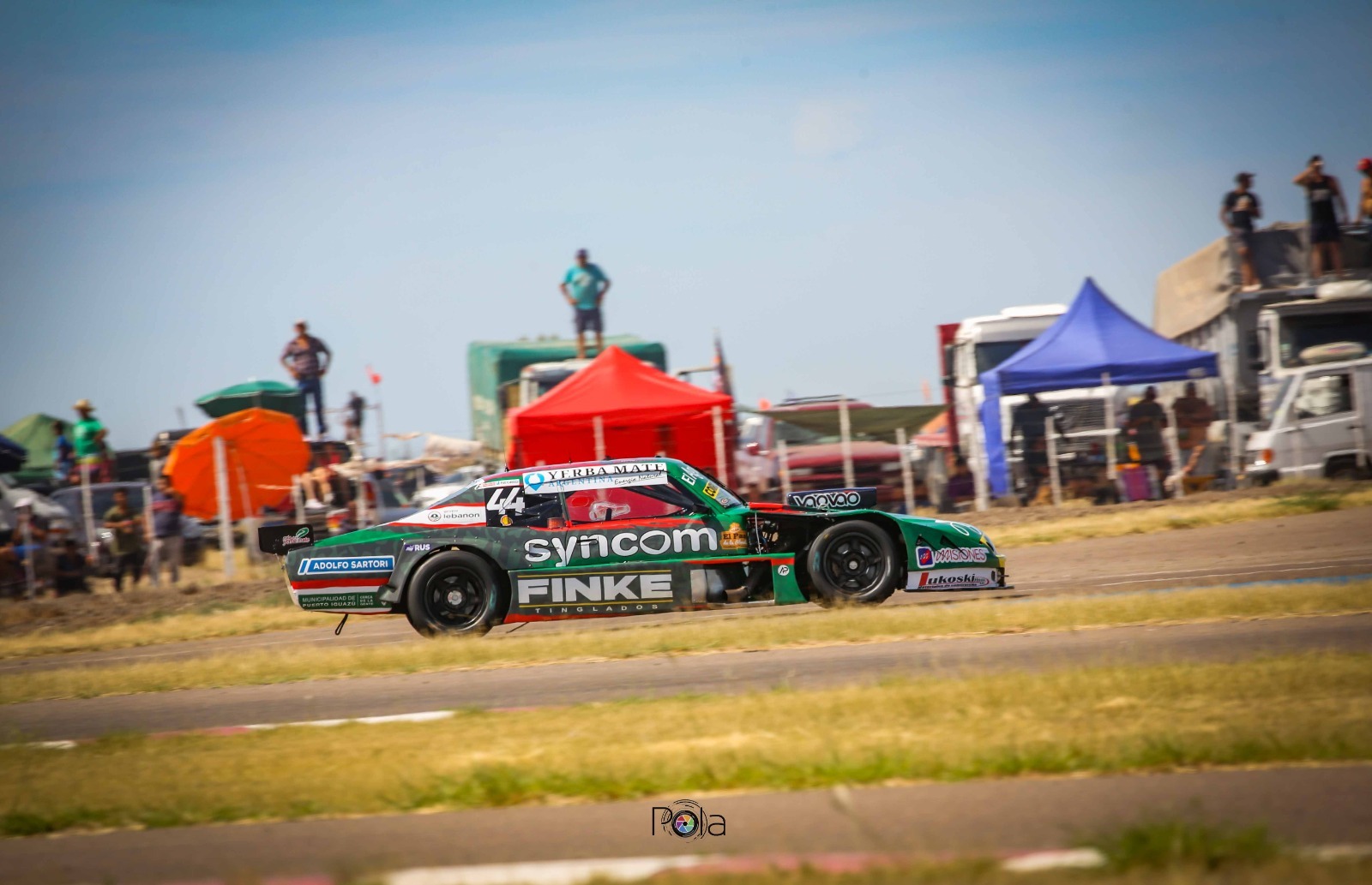 Rudito Bundziak sale a pista en la segunda el TC Pista