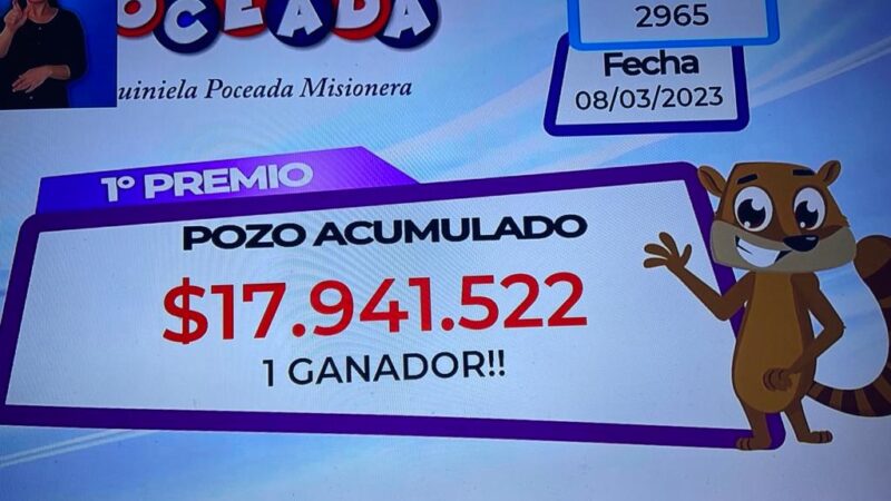 Con el premio de la Poceada comprará una casa para sus hijos