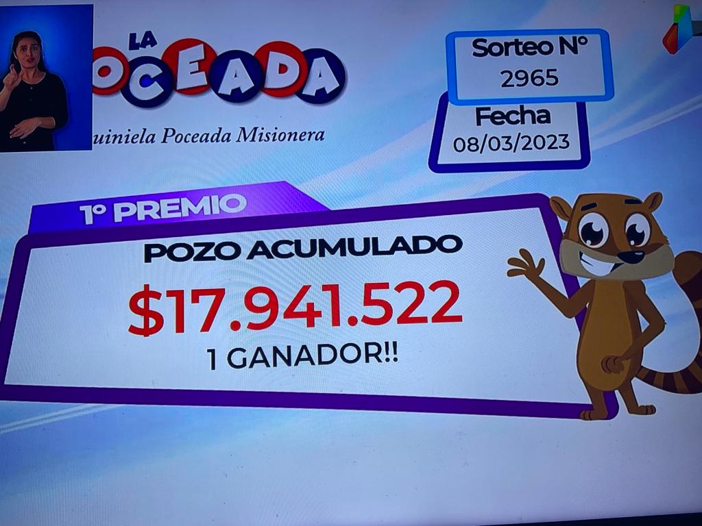Con el premio de la Poceada comprará una casa para sus hijos