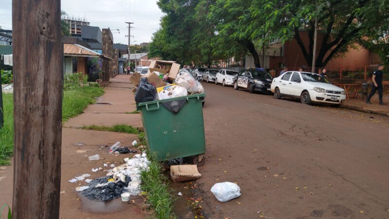 Iguazú: Nuevamente reducen el servicio de recolección de residuos por camiones rotos