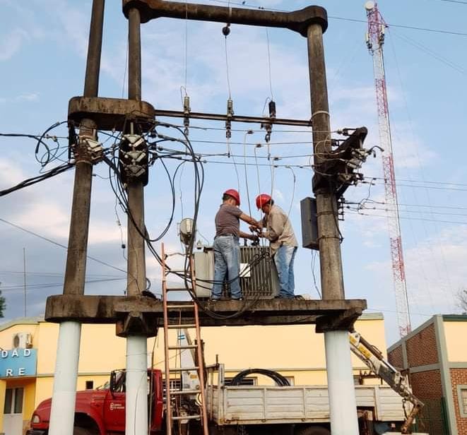 Mejoraron la calidad de la energía en Itacaruaré