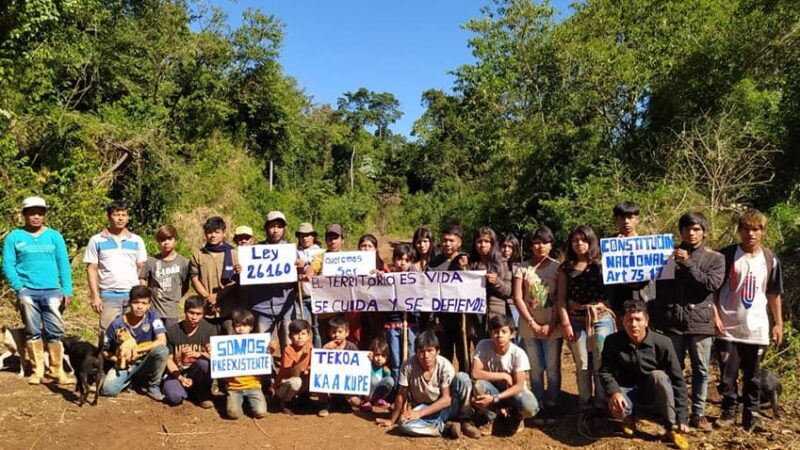 Comunidades Mbya Ka’a Kupe, Ka’a Poty y Ko’ẽ Ju demandaron al EstadoProvincial