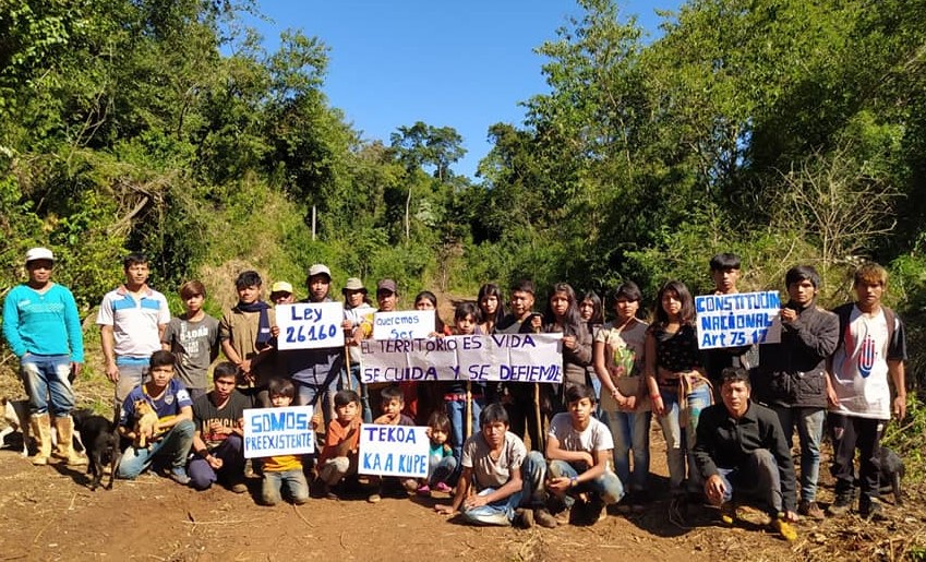 Comunidades Mbya Ka’a Kupe, Ka’a Poty y Ko’ẽ Ju demandaron al EstadoProvincial