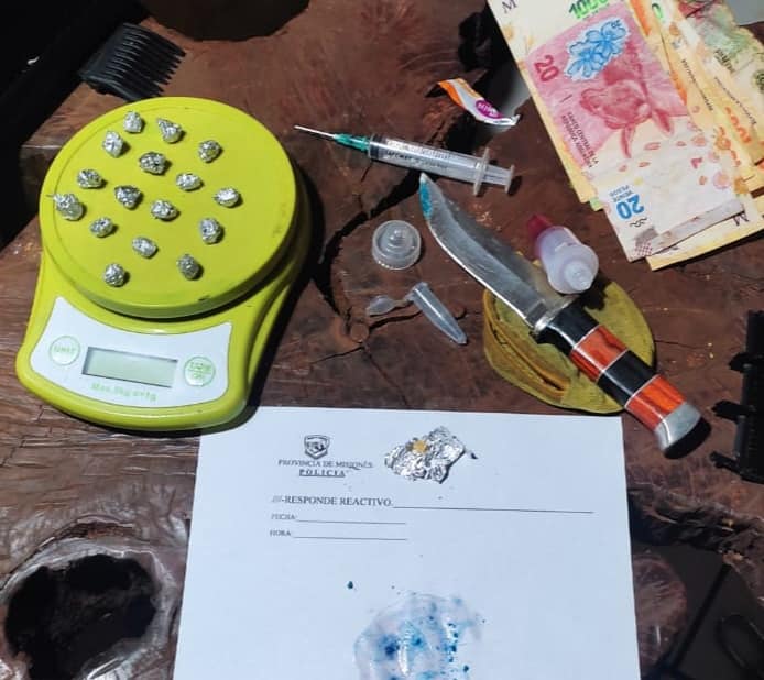 Narcomenudeo: Desmantelaron un kiosco de estupefacientes en Andresito