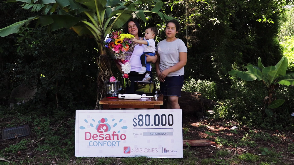 Invertirá el premio de Desafío en la edificación de la casa y celebrará el 1º el año de su hijo