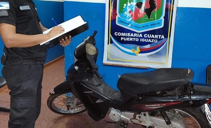 Compró una moto de dudosa procedencia y su suegra lo denunció.