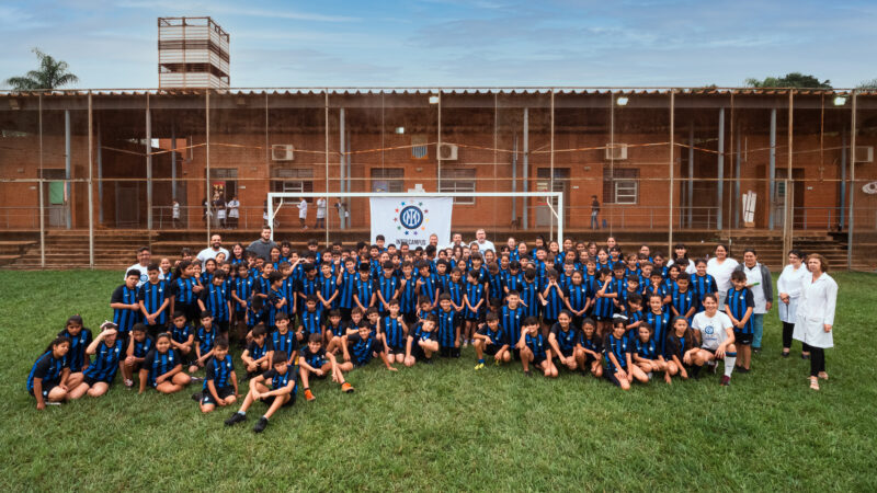 Inter Campus: Entrenadores del Inter de Milan regresaron al parque educativo de 1º de mayo