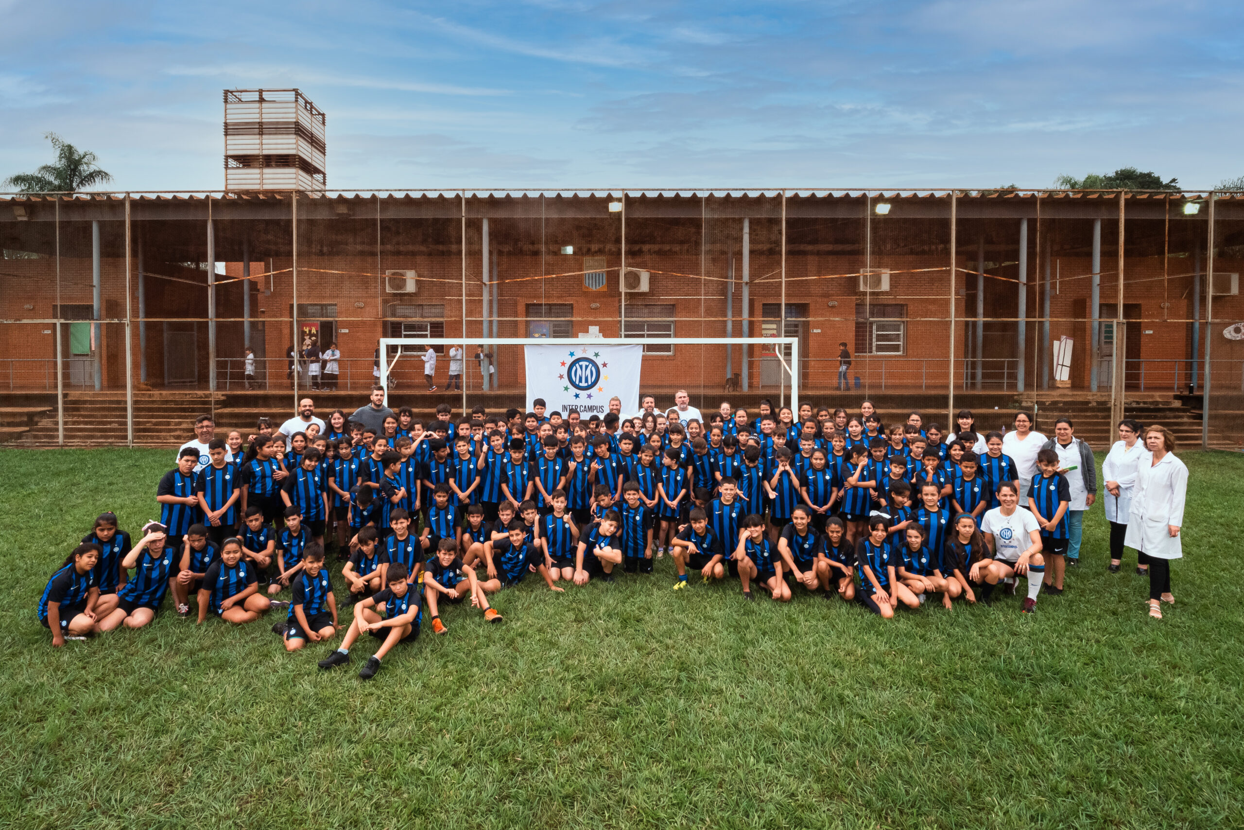 Inter Campus: Entrenadores del Inter de Milan regresaron al parque educativo de 1º de mayo