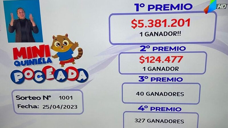 Mini Poceada entregó más de cinco millones en Eldorado