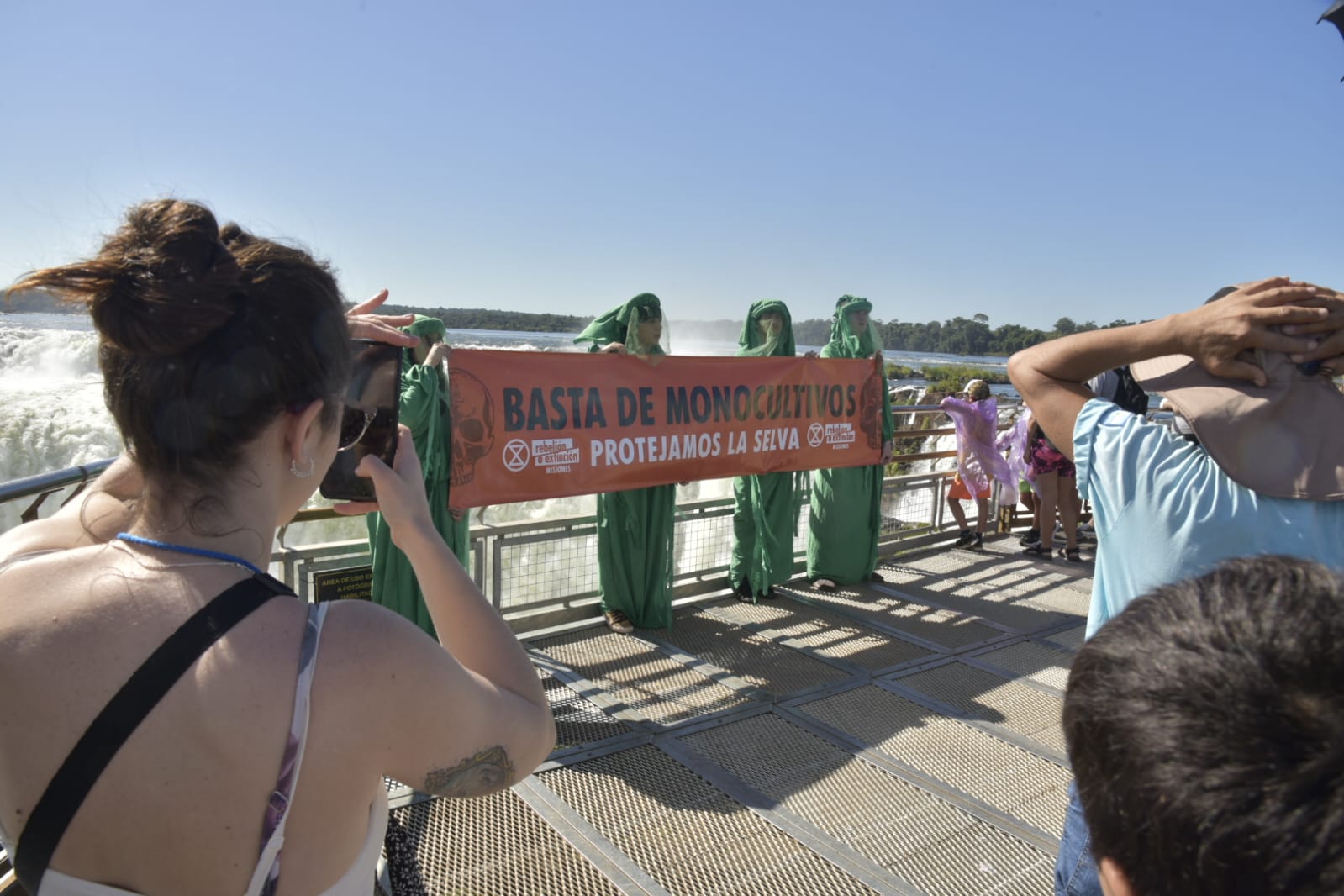 Dijeron basta de monocultivos en las pasarelas de Cataratas del Iguazú