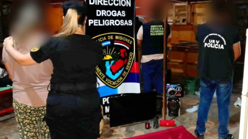 La Policía desarticuló un punto de narcomenudeo en Puerto Iguazú