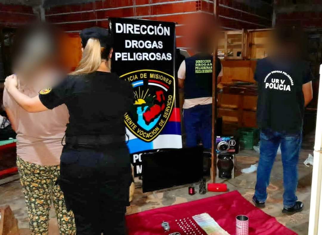 La Policía desarticuló un punto de narcomenudeo en Puerto Iguazú
