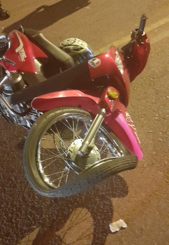 Perdió el control de su motocicleta y resultó con heridas graves