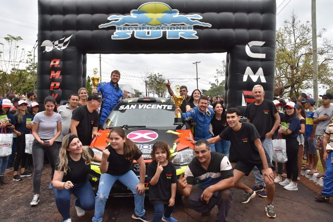 La dupla Maicon Paulus-Cristian Polzuber le dio a Toyota su primera victoria en el Misionero de Rally