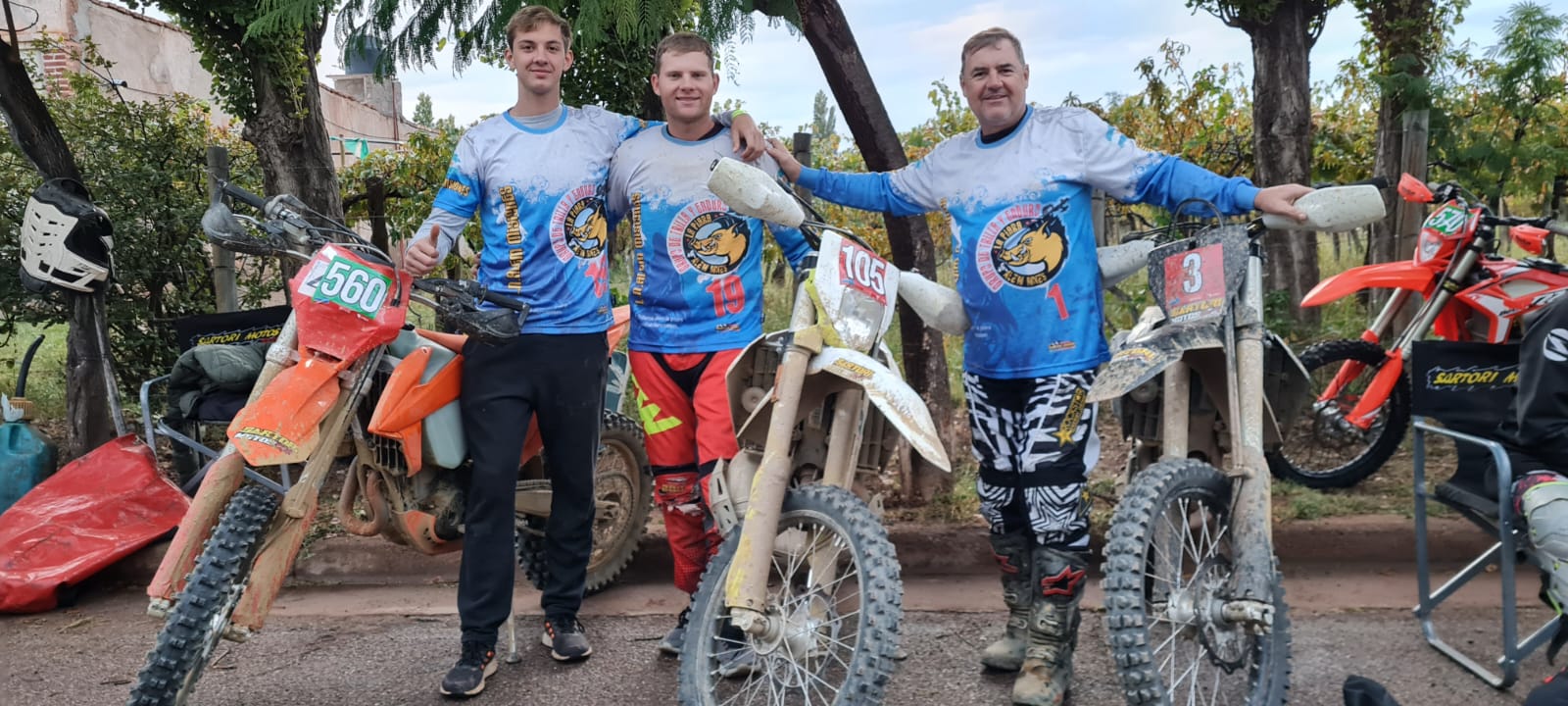 El Sartori Motos Racing volvió a copar los podios en la 2ª fecha del Enduro Classics Series