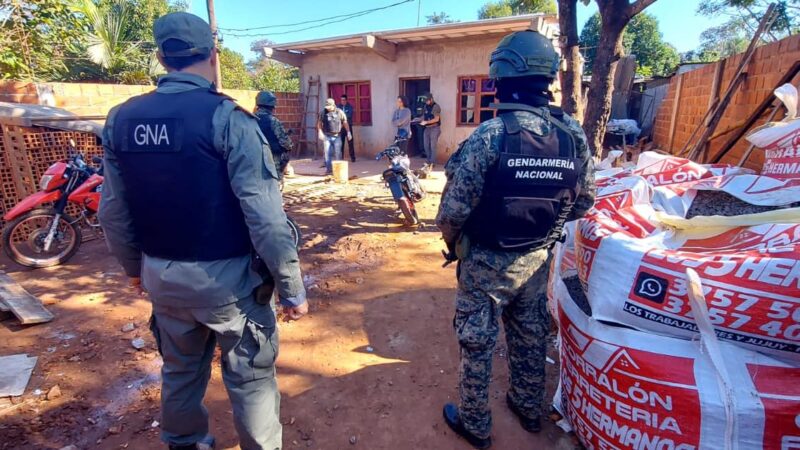 Iguazú: cuatro detenidos fue el resultado de los allanamientos en una causa de narcomenuedo