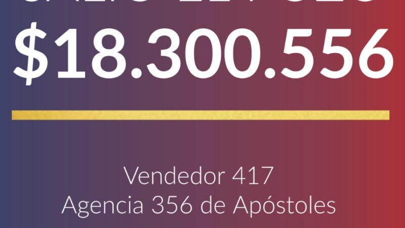 Poceada Misionera: más de 18 millones para un apostoleño
