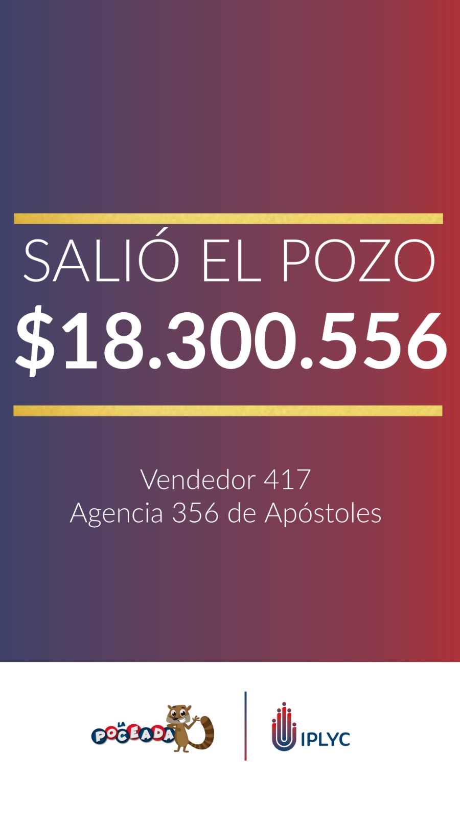 Poceada Misionera: más de 18 millones para un apostoleño