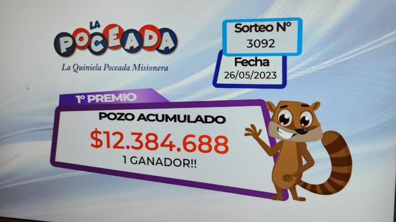 Poceada Misionera: mas de 12 millones para Andresito