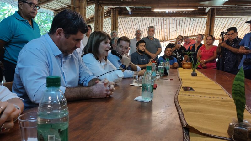 Patricia Bullrich llegó a Iguazú para apoyar a los candidatos con miras al 7 de mayo