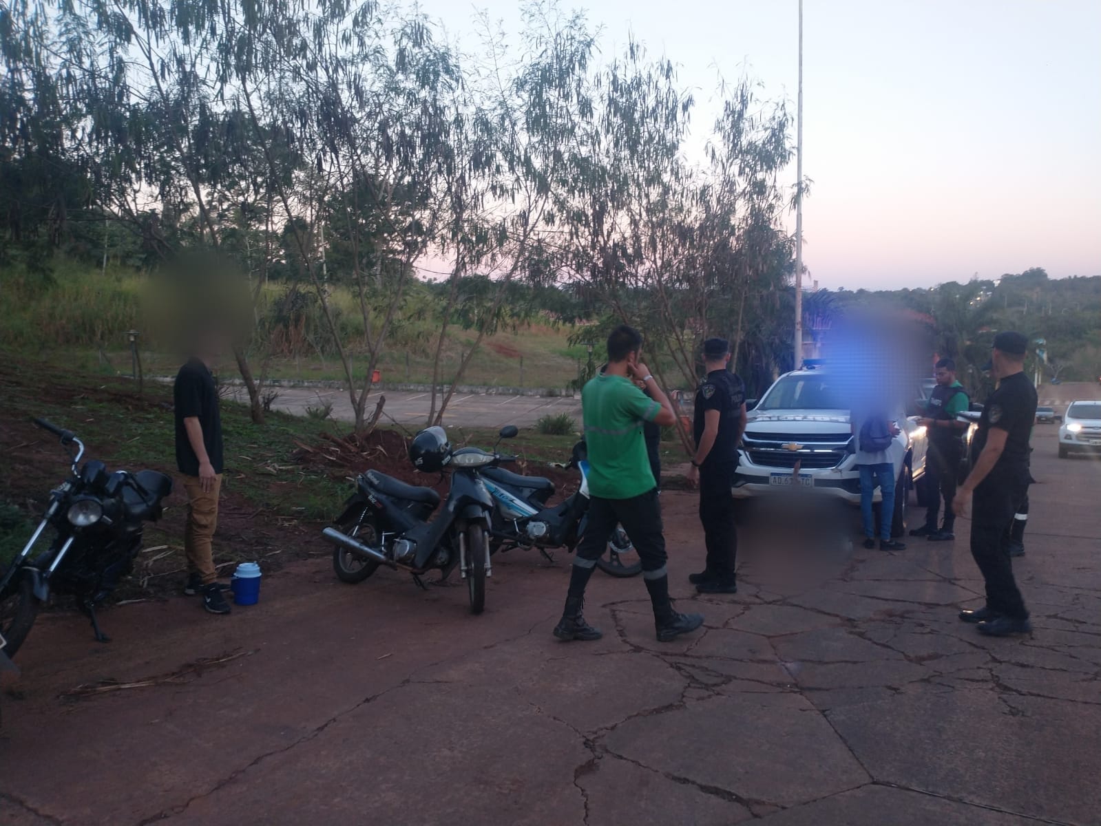 Menor de 15 años fue demorado por practicar maniobras peligrosas en la Ruta Nacional Nº 12