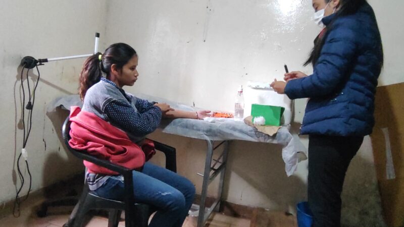 Realizaron análisis de laboratorio en la Comunidad Mbororé de Puerto Iguazú
