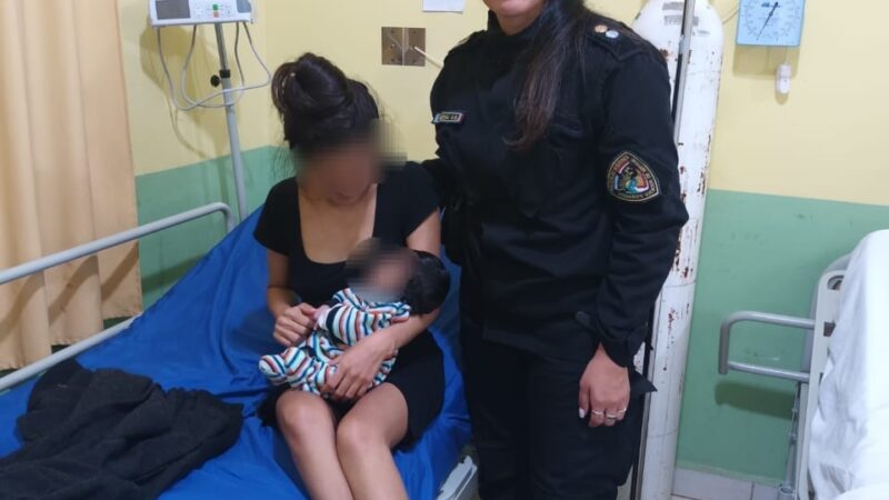 Policías salvaron la vida de un recién nacido en Apóstoles