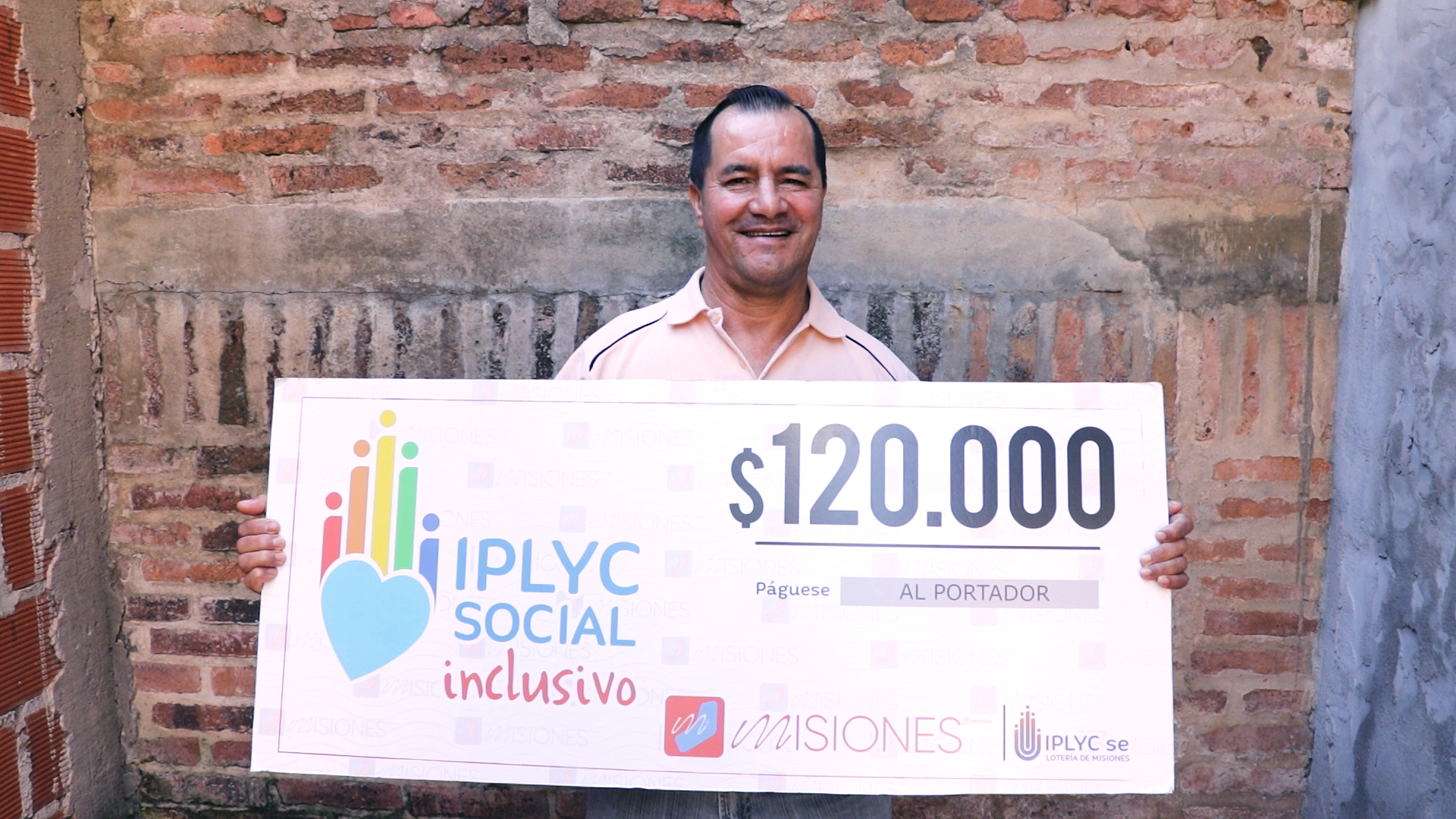 El premio del inclusivo le permitirá mudarse a su casa