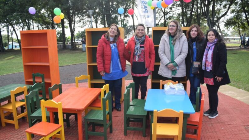 IPLyC Social donó muebles al NENI de Almafuerte