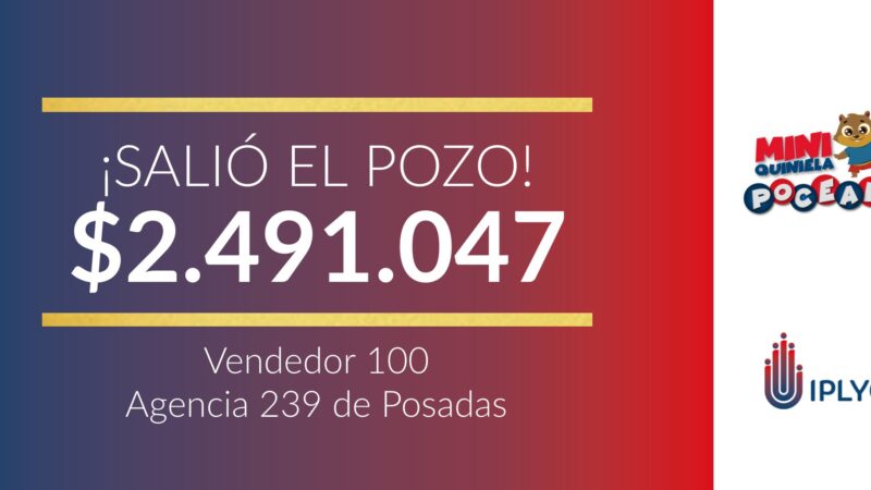 Jubilado ayudará a sus nietos con el premio de la Mini Poceada