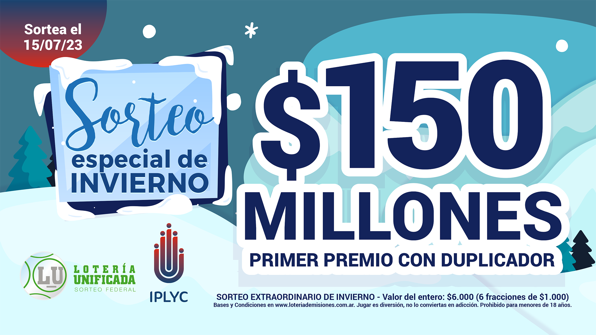 Se viene el sorteo extraordinario de invierno de Lotería Unificada